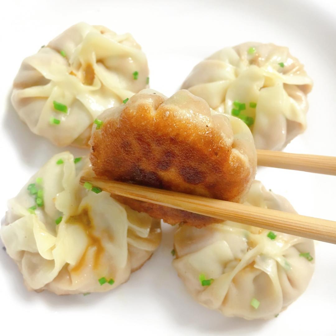 网红【水晶水煎包】一次就成功！