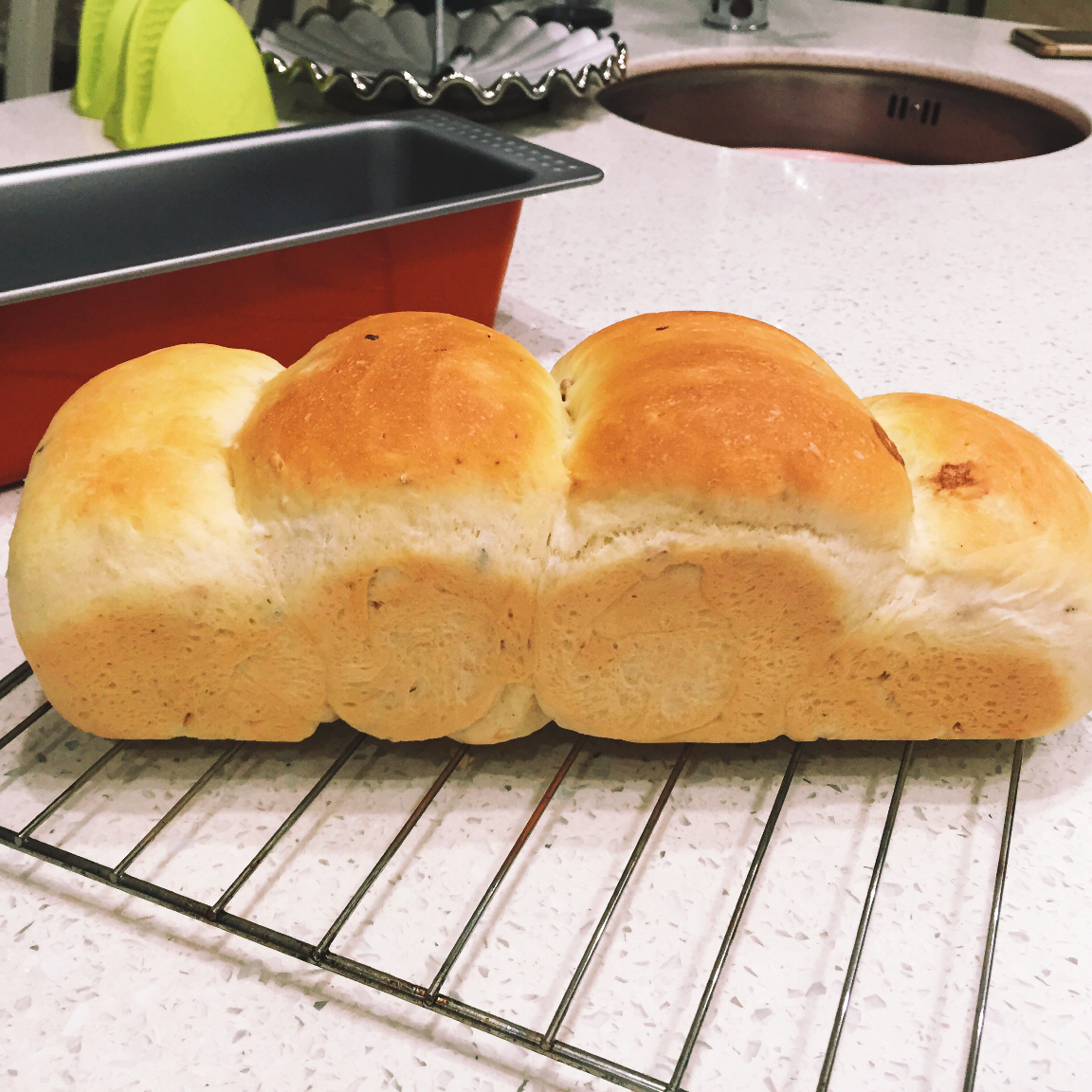 夺命软吐司(๑´ڡ`๑)超软拉丝极速方便的一次发酵吐司