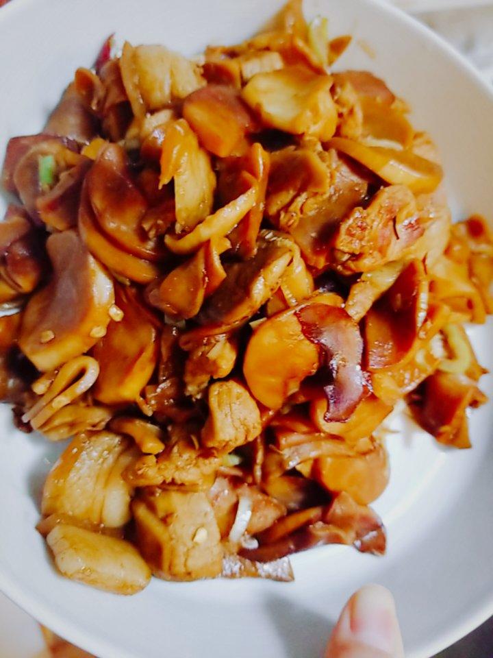 肉炒杏鲍菇