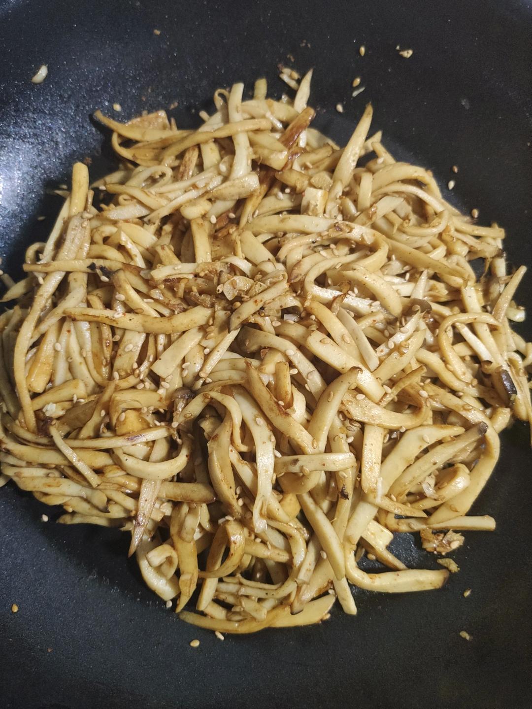 越嚼越香‼️比肉还要好吃👉干煸孜然杏鲍菇