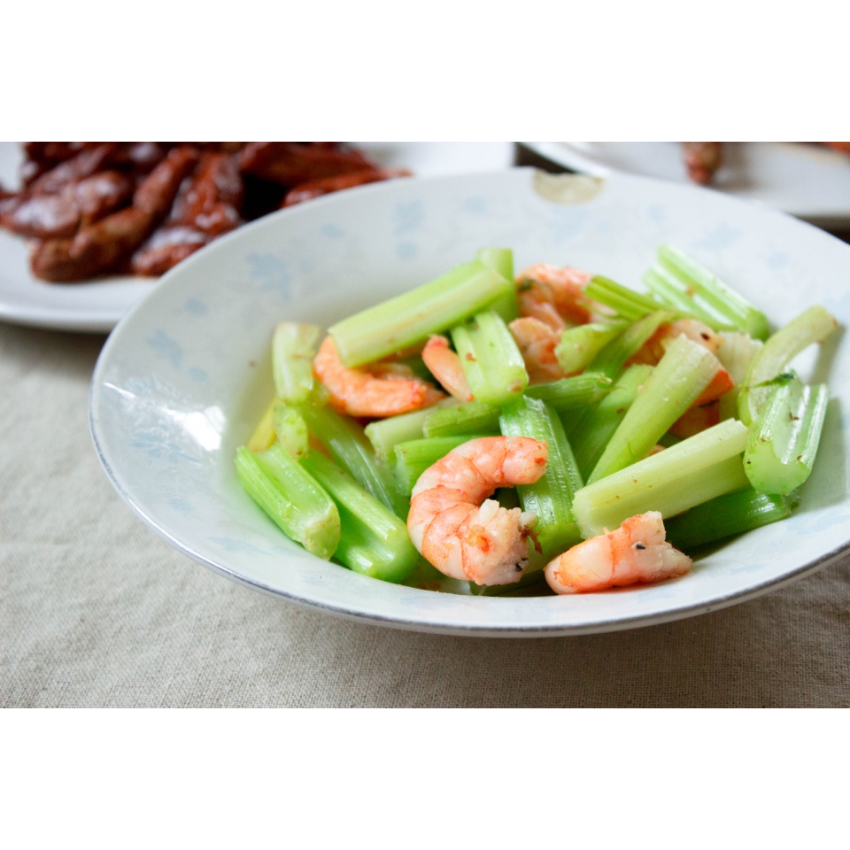 西芹炒虾仁