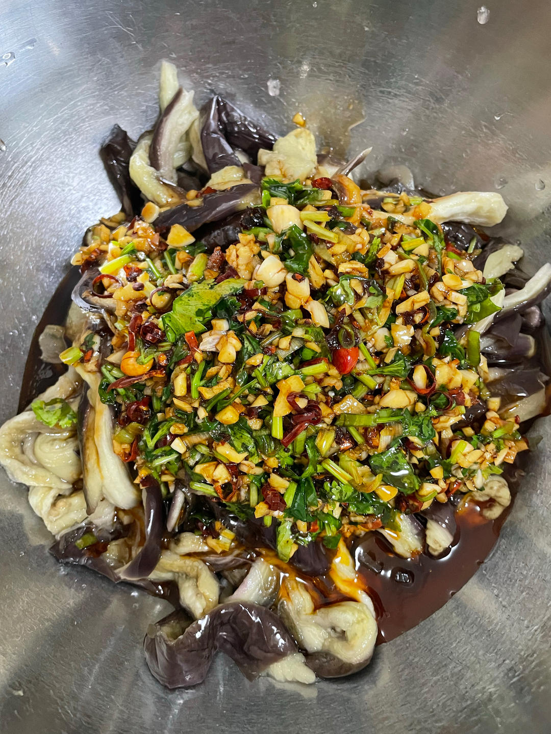 夏天必备可口菜-凉拌茄子🍆