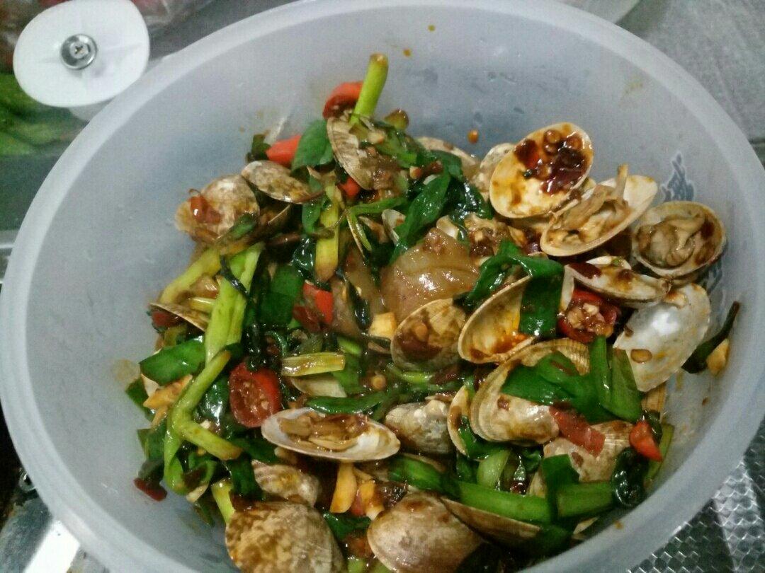 爆炒花甲