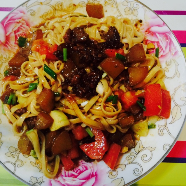 祖传半半拌面