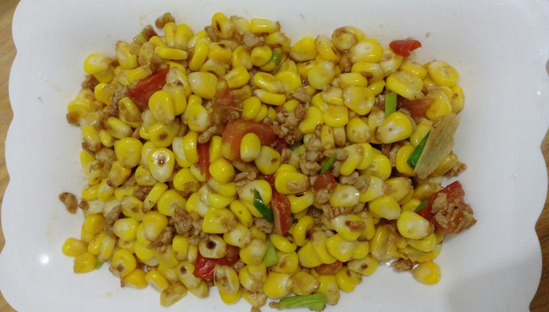 玉米炒肉末【超级下饭的快手家常菜】