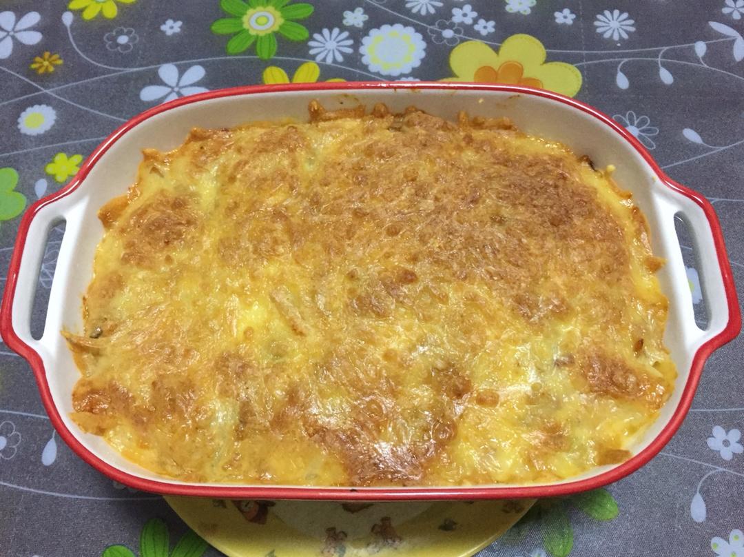 超详细零失误快手焗饭~一个番茄焗饭