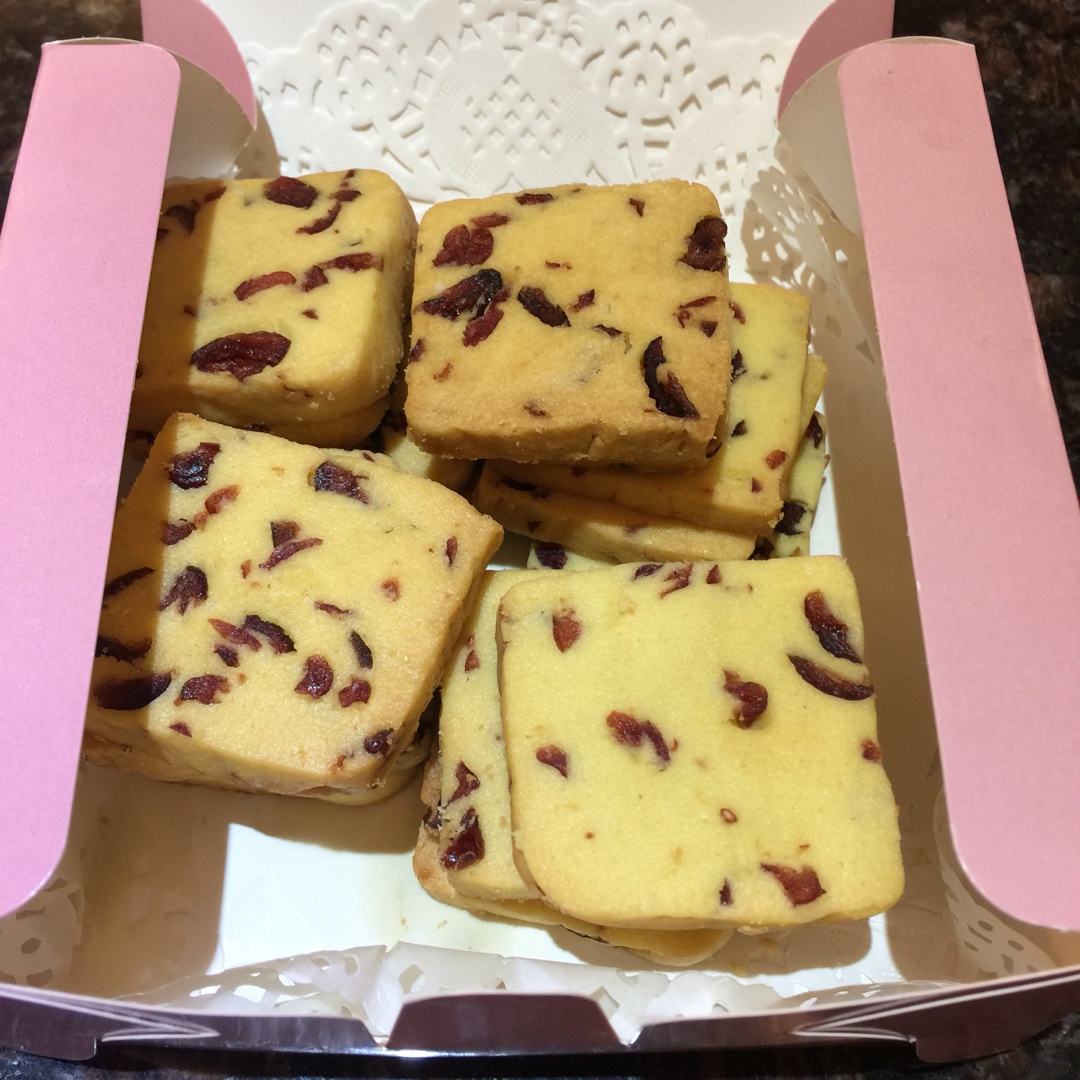 低糖少油版蔓越莓饼干
