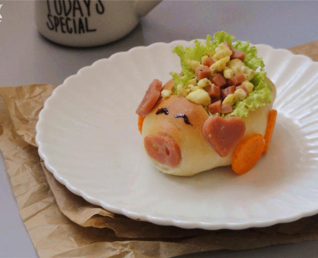 小猪快跑三明治的做法