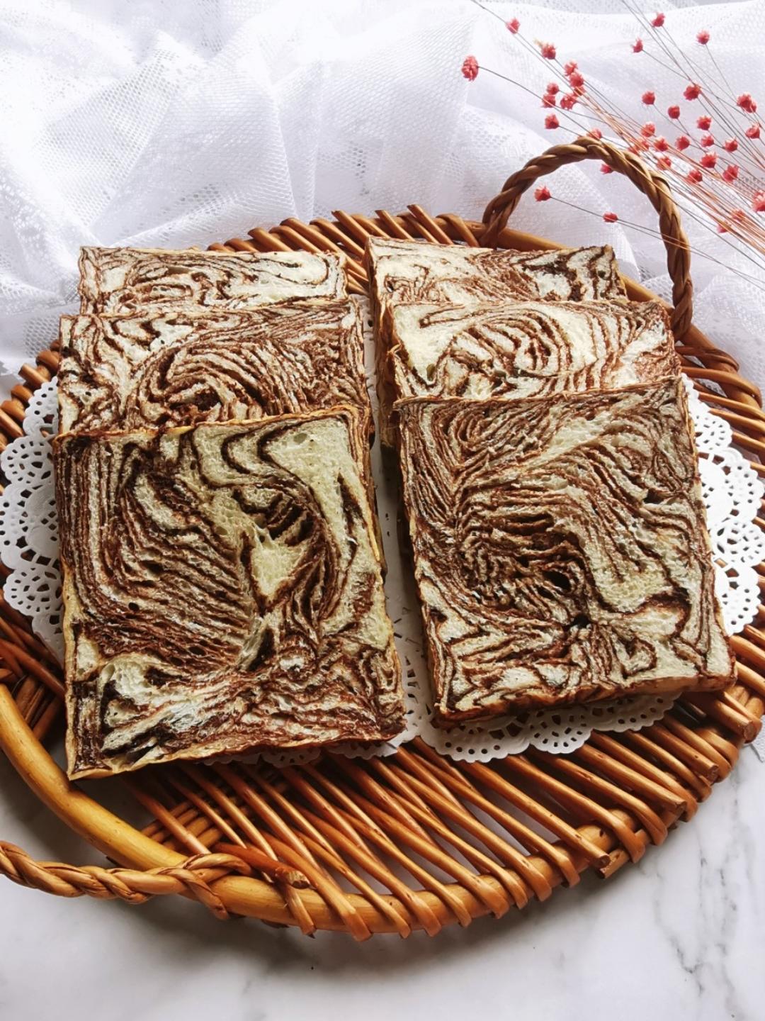 🍫浓郁巧克力吐司🍫
—复刻版爸爸糖吐司面包