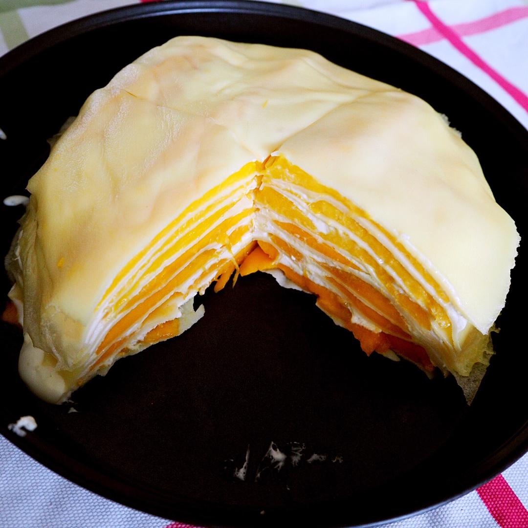 芒果千层蛋糕，100%成功告别煎皮无能