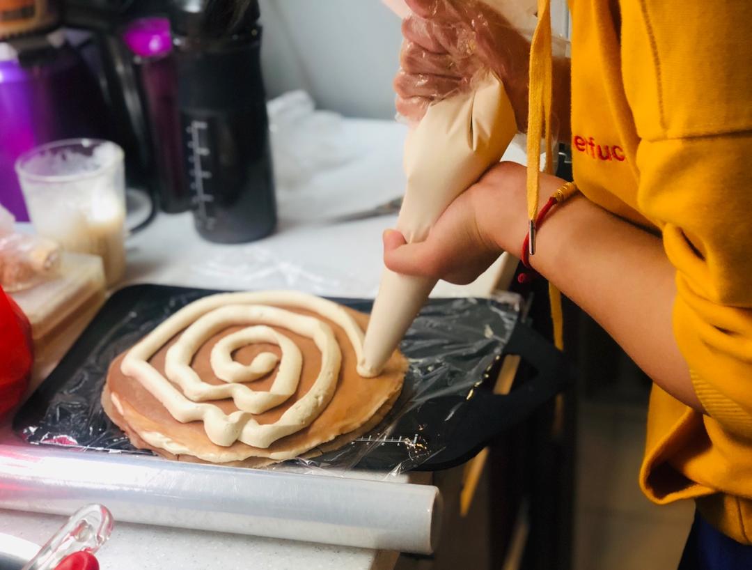 焦糖摩卡香蕉千层蛋糕