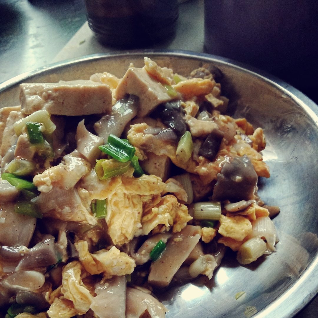 蘑菇豆腐鸡蛋肉