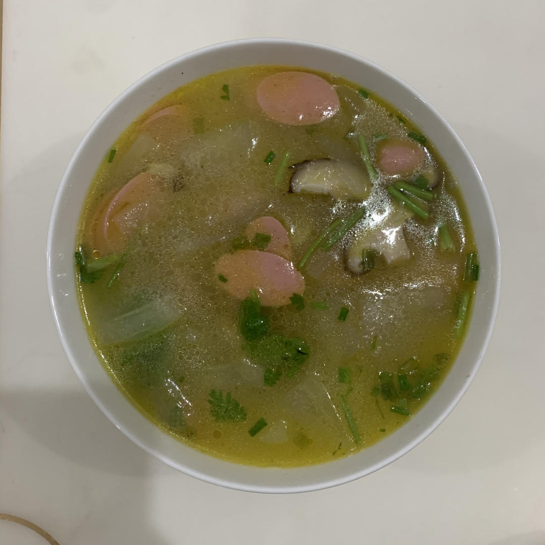 冬瓜火腿汤 鲜得掉眉毛！