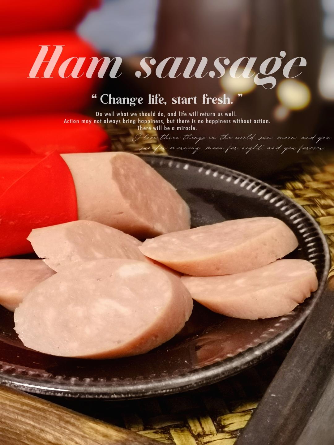 自制火腿肠💯双汇口味