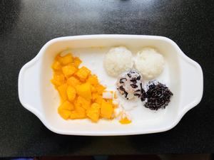一道简单惊艳的甜品&芒果椰浆糯米球 净素食的做法 步骤11