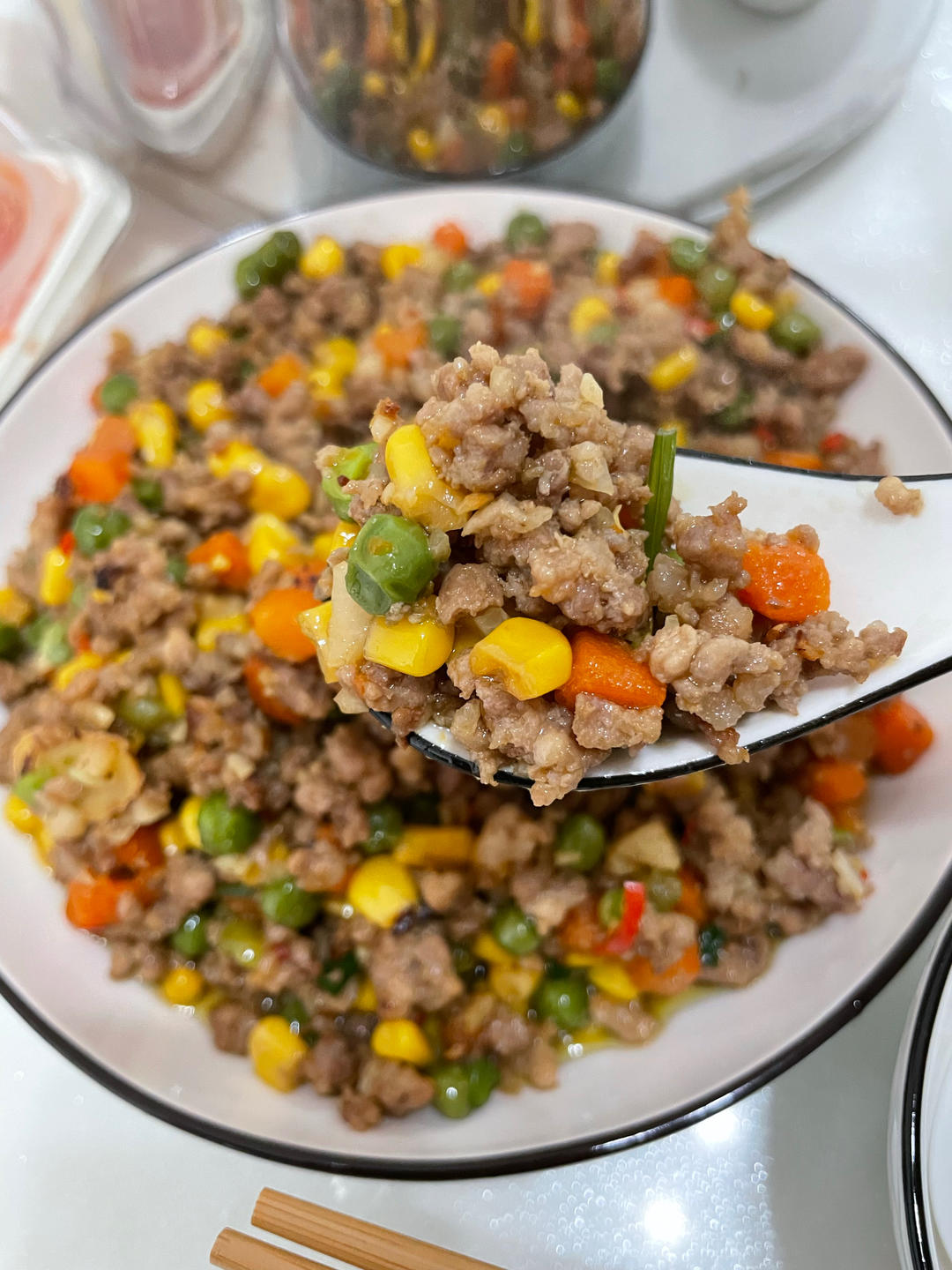 超下饭的豌豆肉沫
