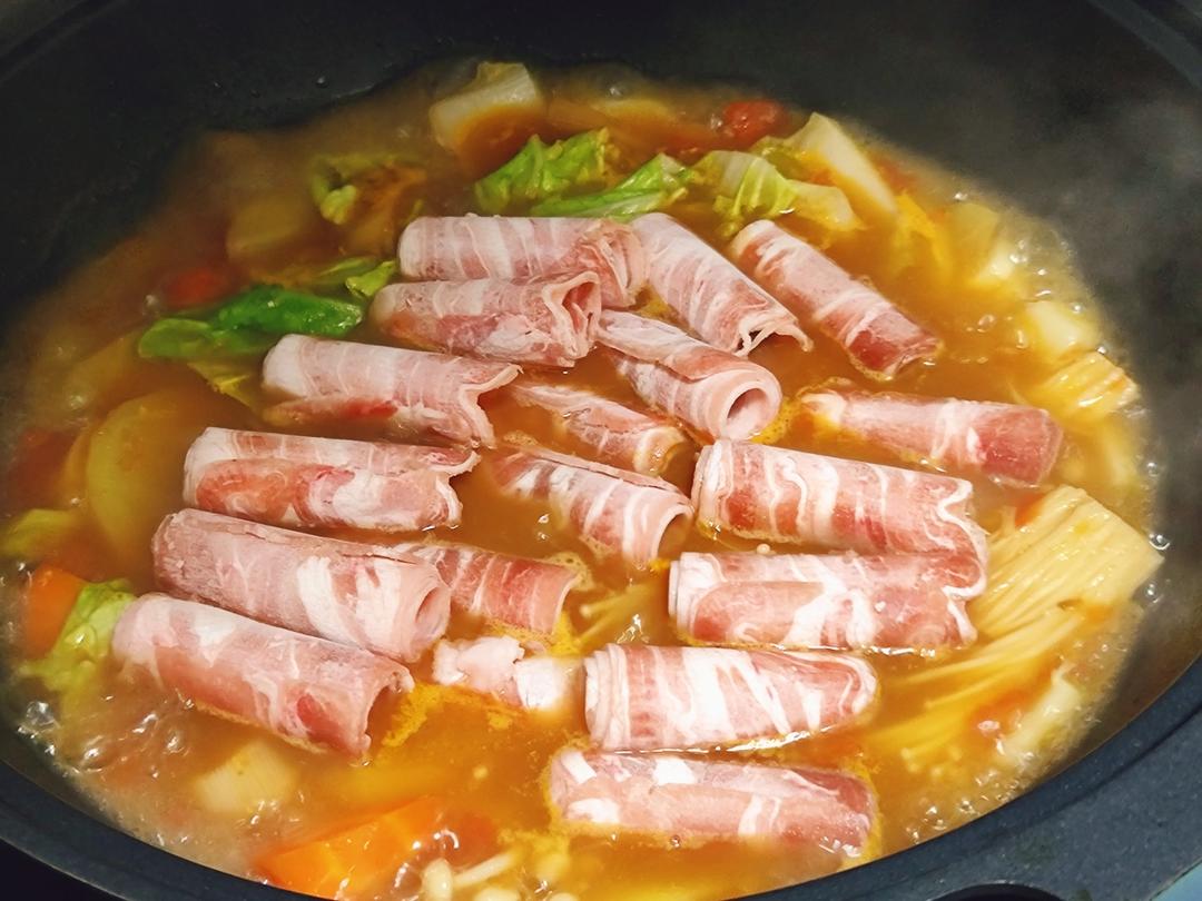 番茄羊肉卷