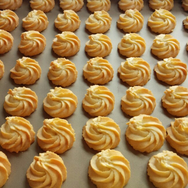 nancy_刘刘做的淡奶油曲奇～非常受欢迎的曲奇