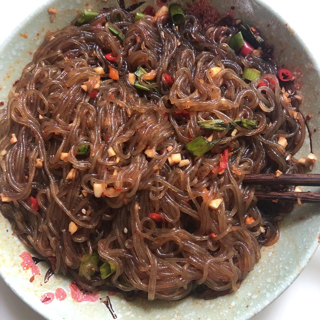 阳nice做的酸辣红薯粉