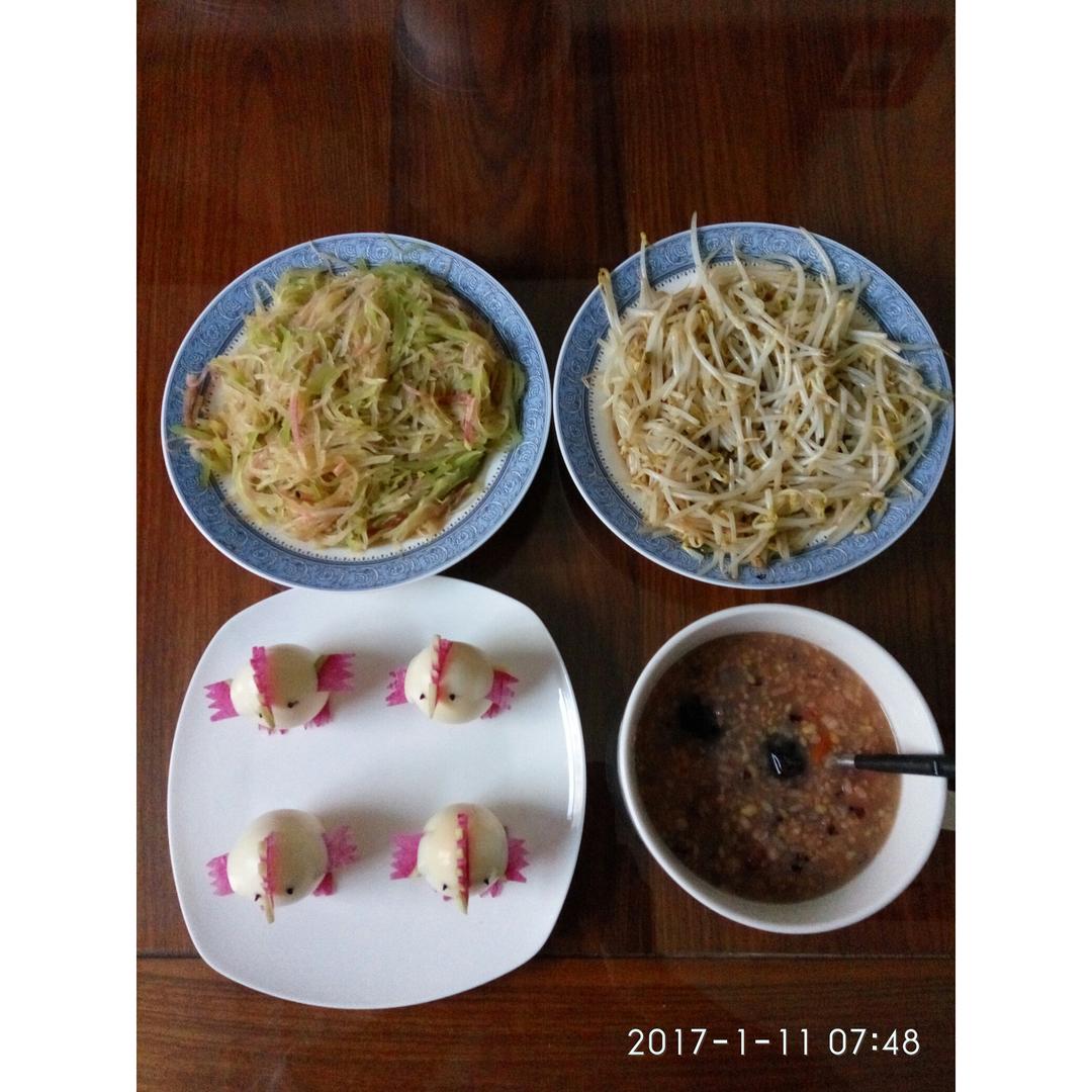 一周不重复早餐