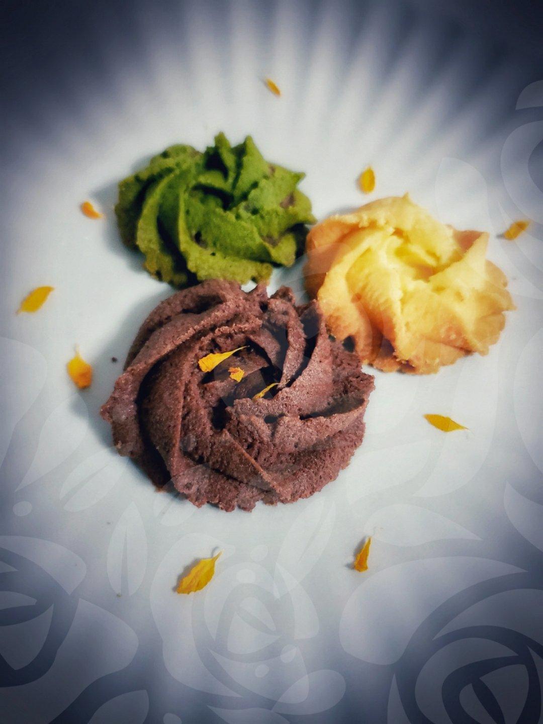 零失败花纹超级立体的黄油曲奇