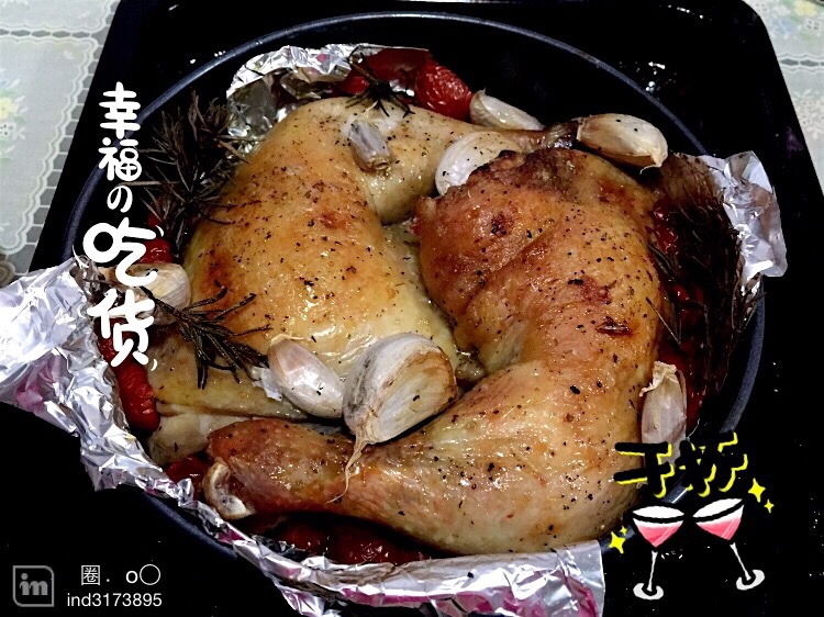 番茄大蒜香草烤鸡腿（庄祖宜）