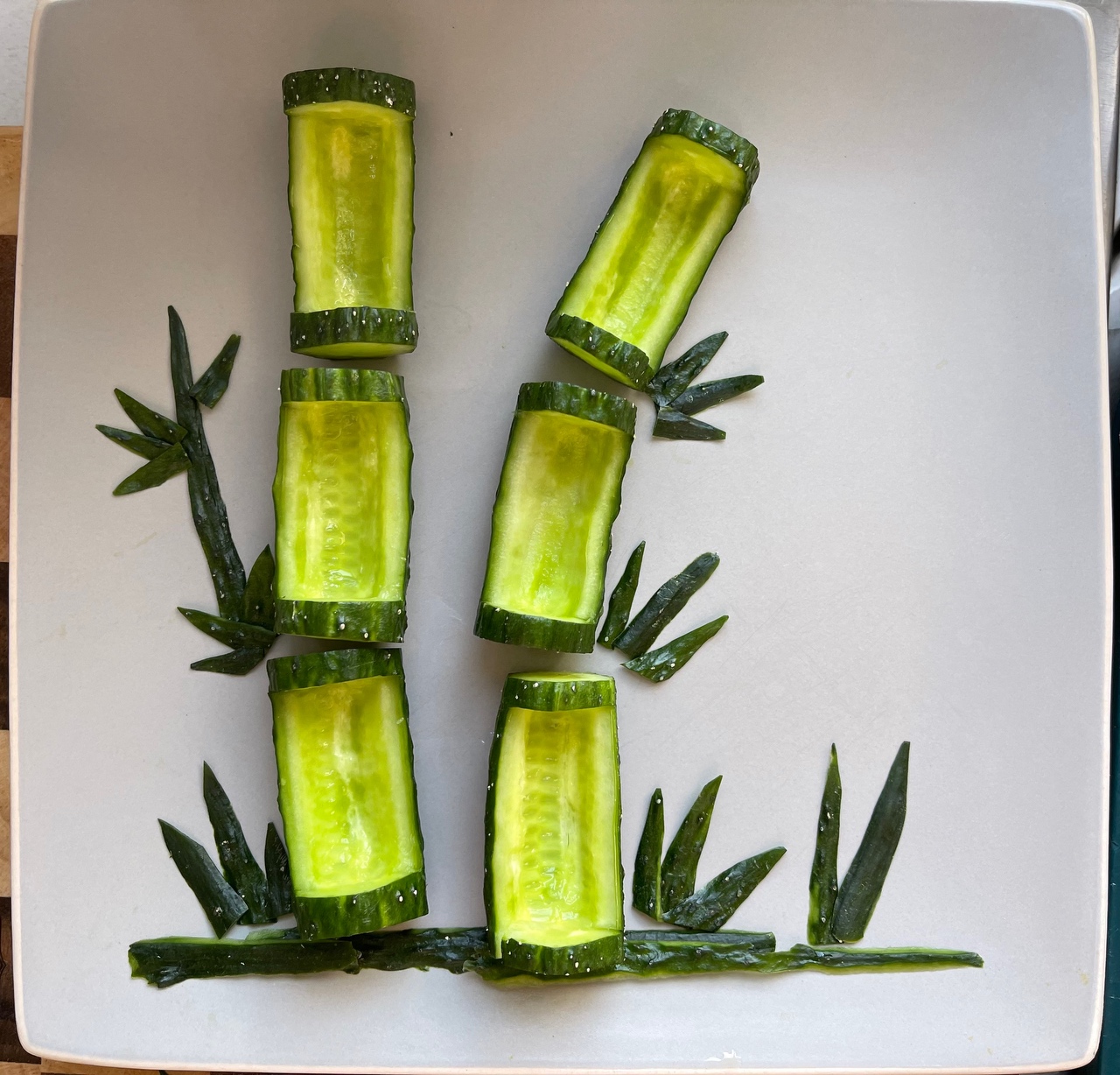 最美年夜饭🎋竹报平安-黄瓜玉米青豆沙拉的做法 步骤8