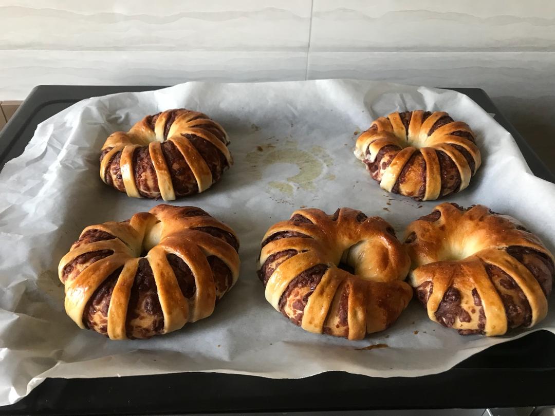 哈喽~面包你好！豆沙面包(一次发酵法) 卡士couss537特约食谱