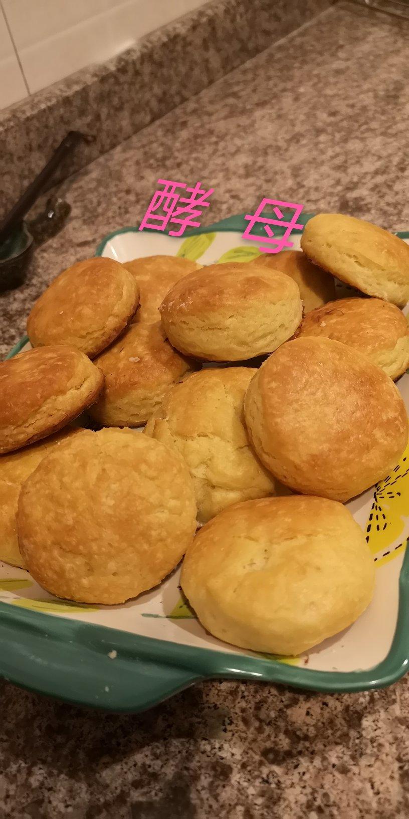 酵母司康饼【视频】