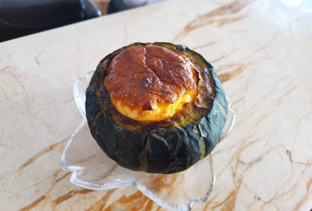 贝贝南瓜牛奶炖蛋🎃