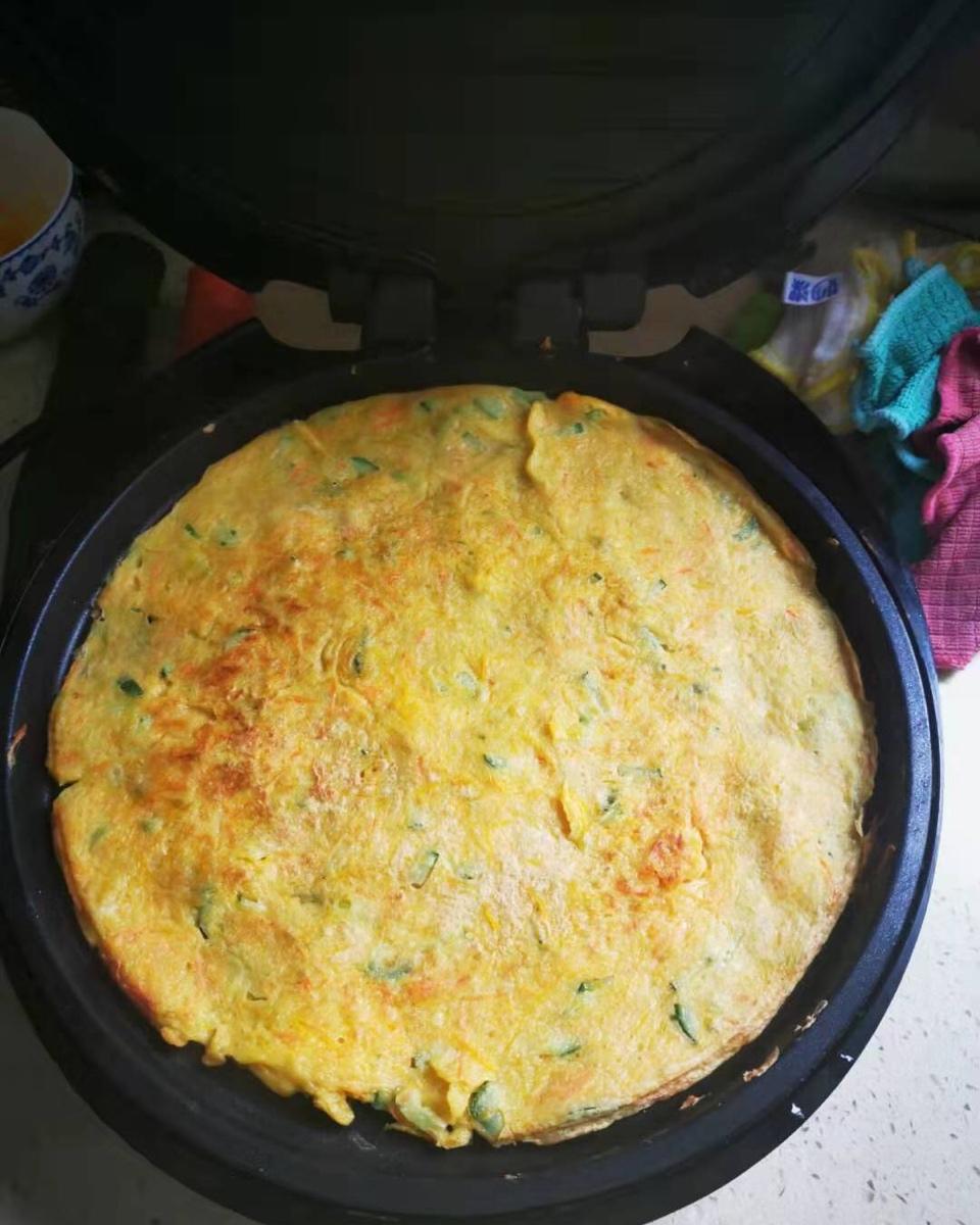 南瓜鸡蛋煎饼（平底锅版）