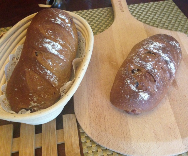 蔓越莓全麦黑糖面包