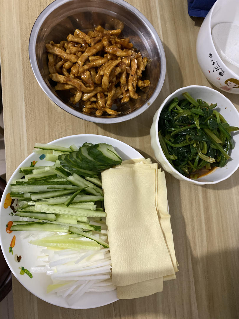 传统做法 京酱肉丝