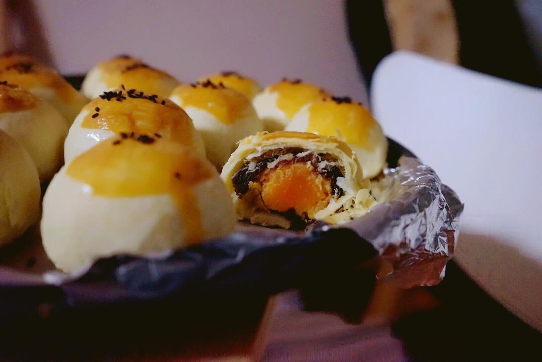 超详细步骤——蛋黄酥做法