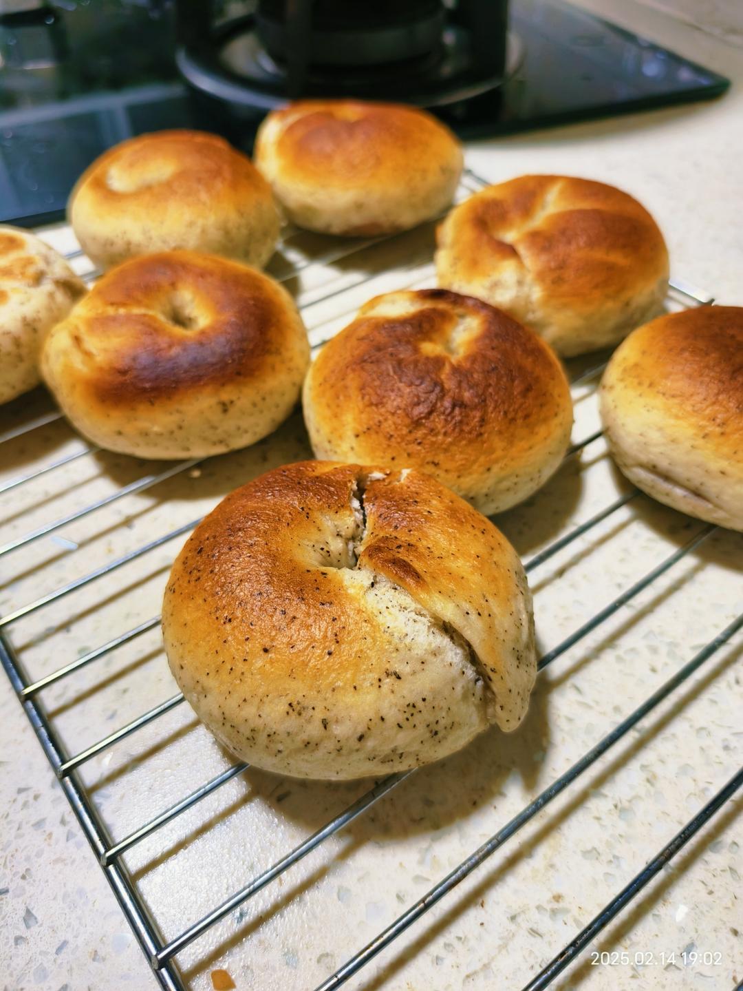 四季减脂神物4⃣️：
酒酿玫瑰贝果