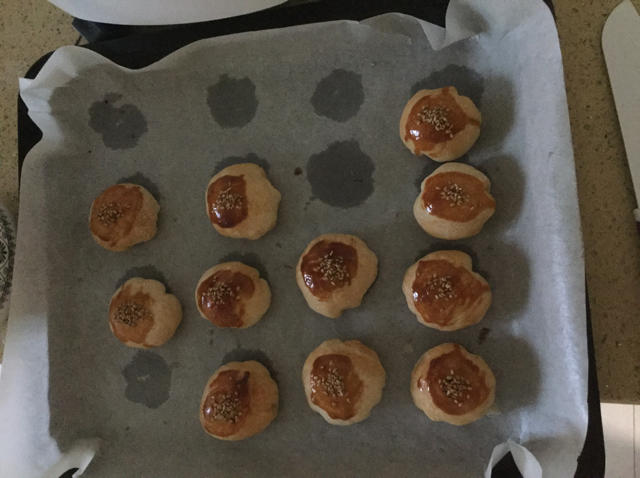 苏掉渣的红豆酥 紫薯酥 植物油版