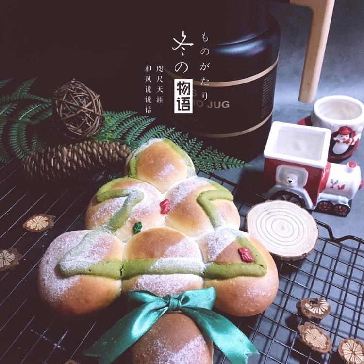 圣诞树面包