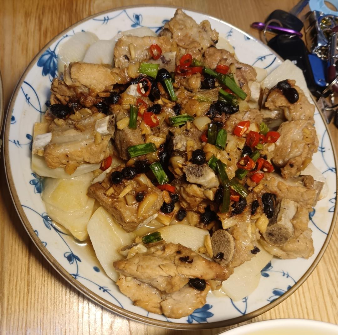 🌈💯广式蒜蓉豆豉蒸排骨🌈