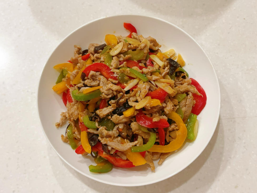 米饭杀手🍚改良版鱼香肉丝🍚不辣版