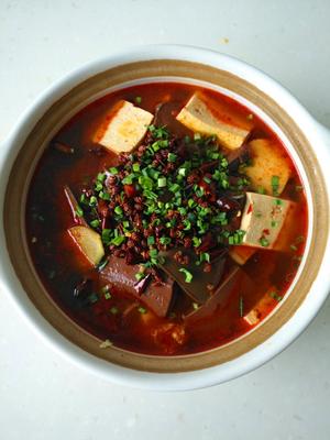 #冬季美食#水煮鸭血豆腐的做法 步骤15
