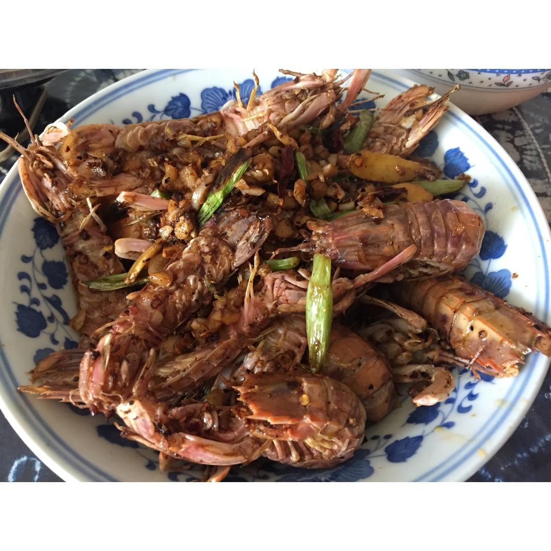 椒盐皮皮虾
