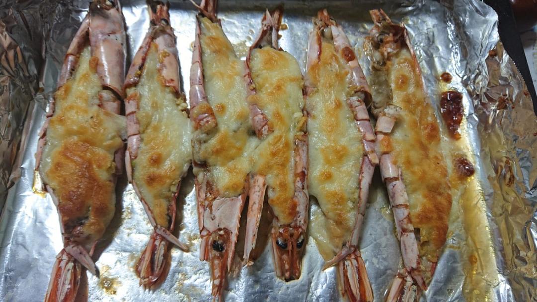 芝士焗阿根廷红虾