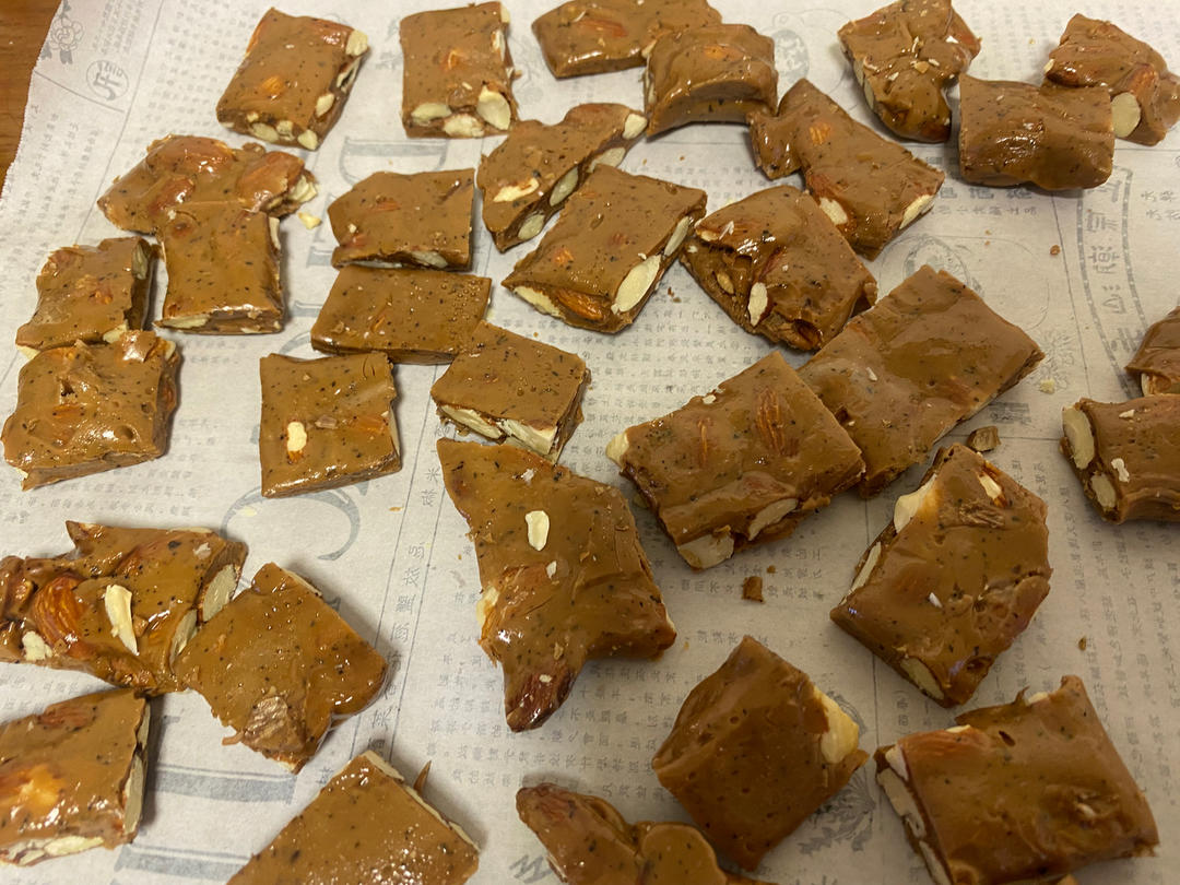 海盐杏仁红茶太妃糖（减油减糖）