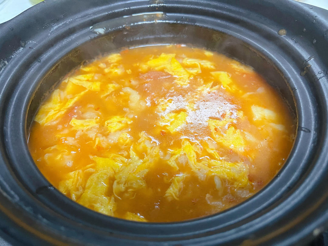 西红柿鸡蛋疙瘩汤