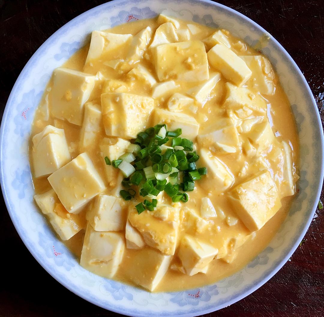 咸蛋黄豆腐