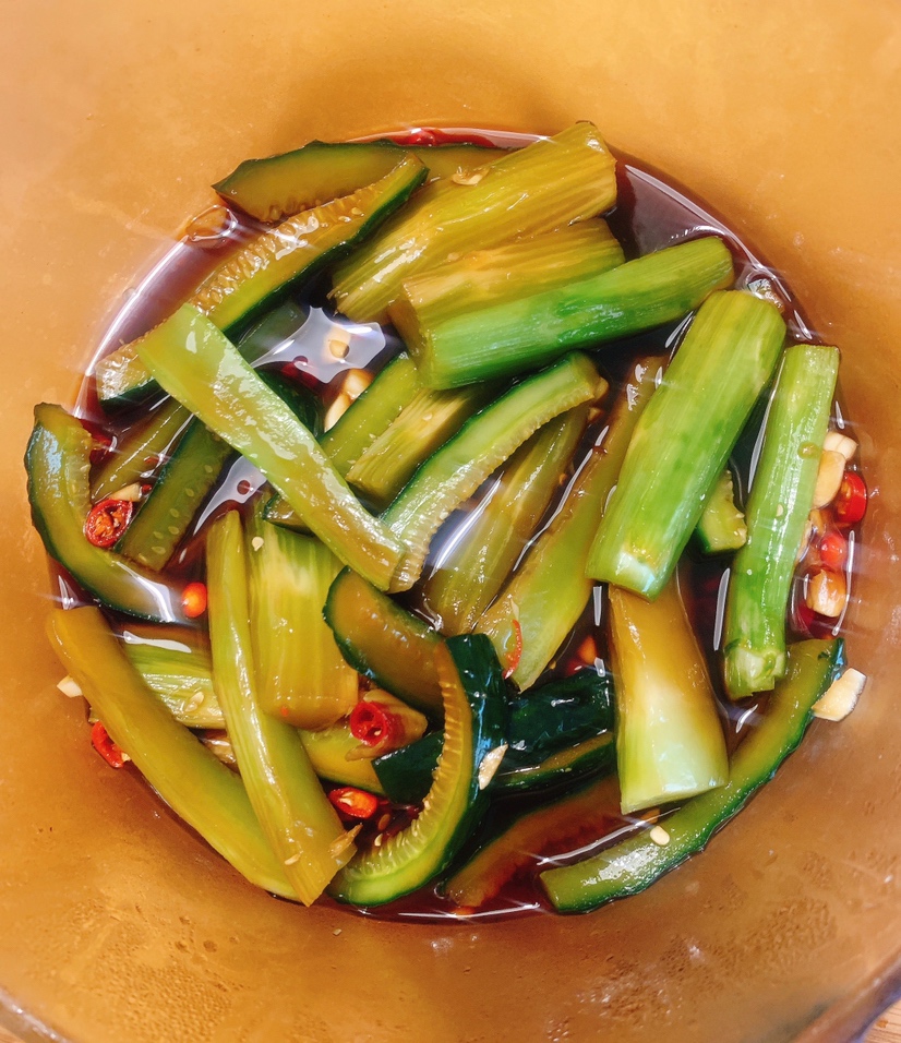 清凉夏日必备腌莴笋/黄瓜的做法