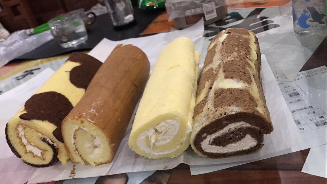奶牛蛋糕卷+长颈鹿蛋糕卷