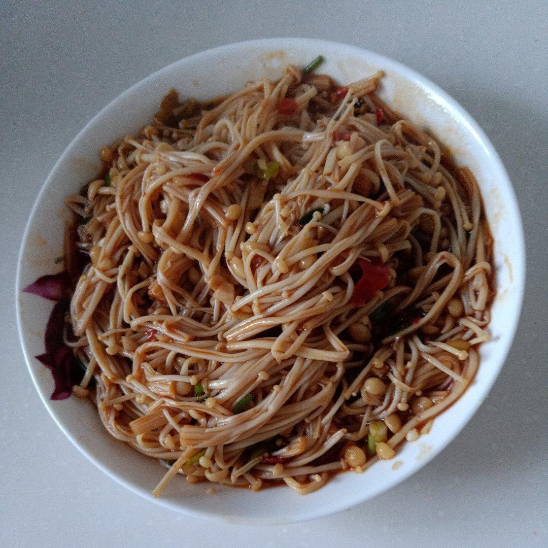 酱炒金针菇