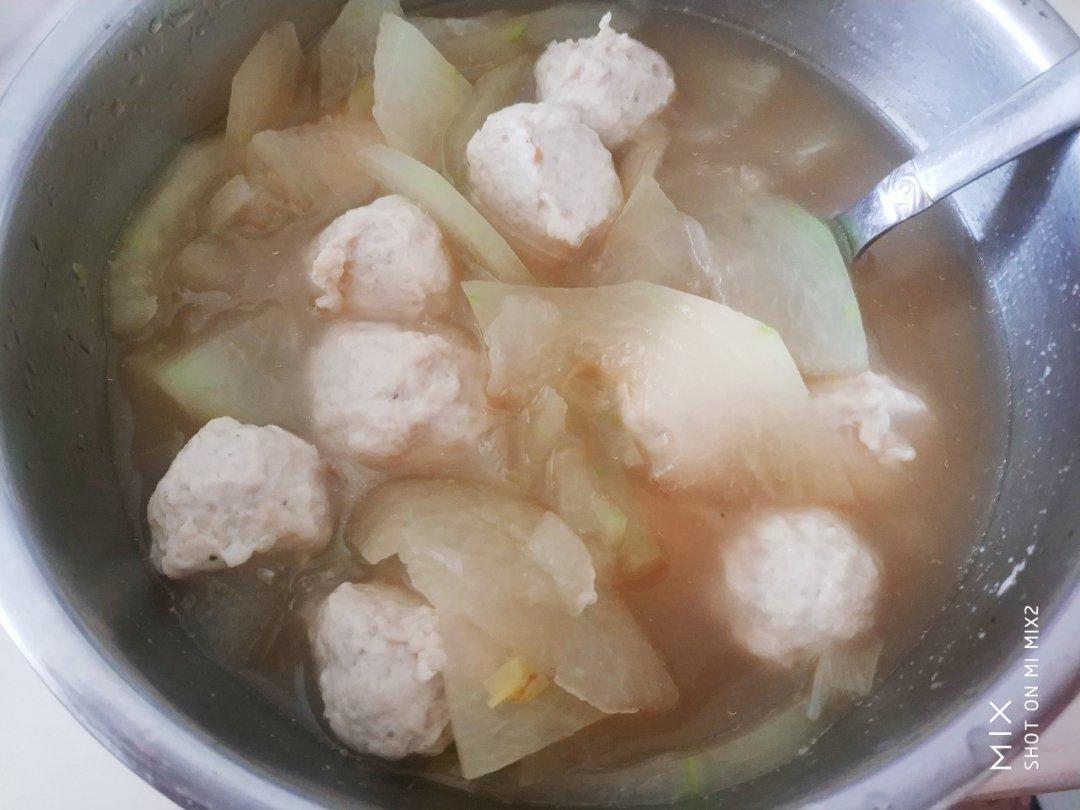 冬瓜汆丸子汤