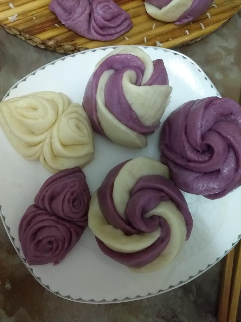 玫瑰花馒头